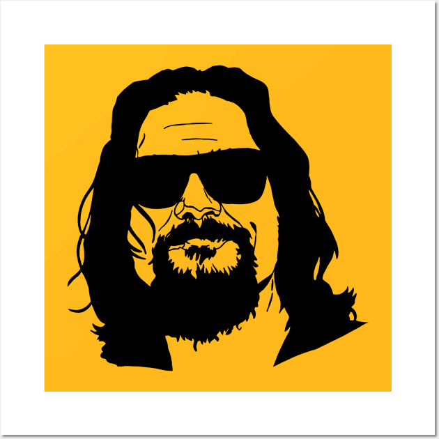 The Dude Abides The Big Lebowski Wall Art by SaverioOste